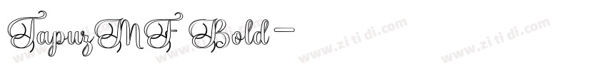 TapuzMF Bold字体转换